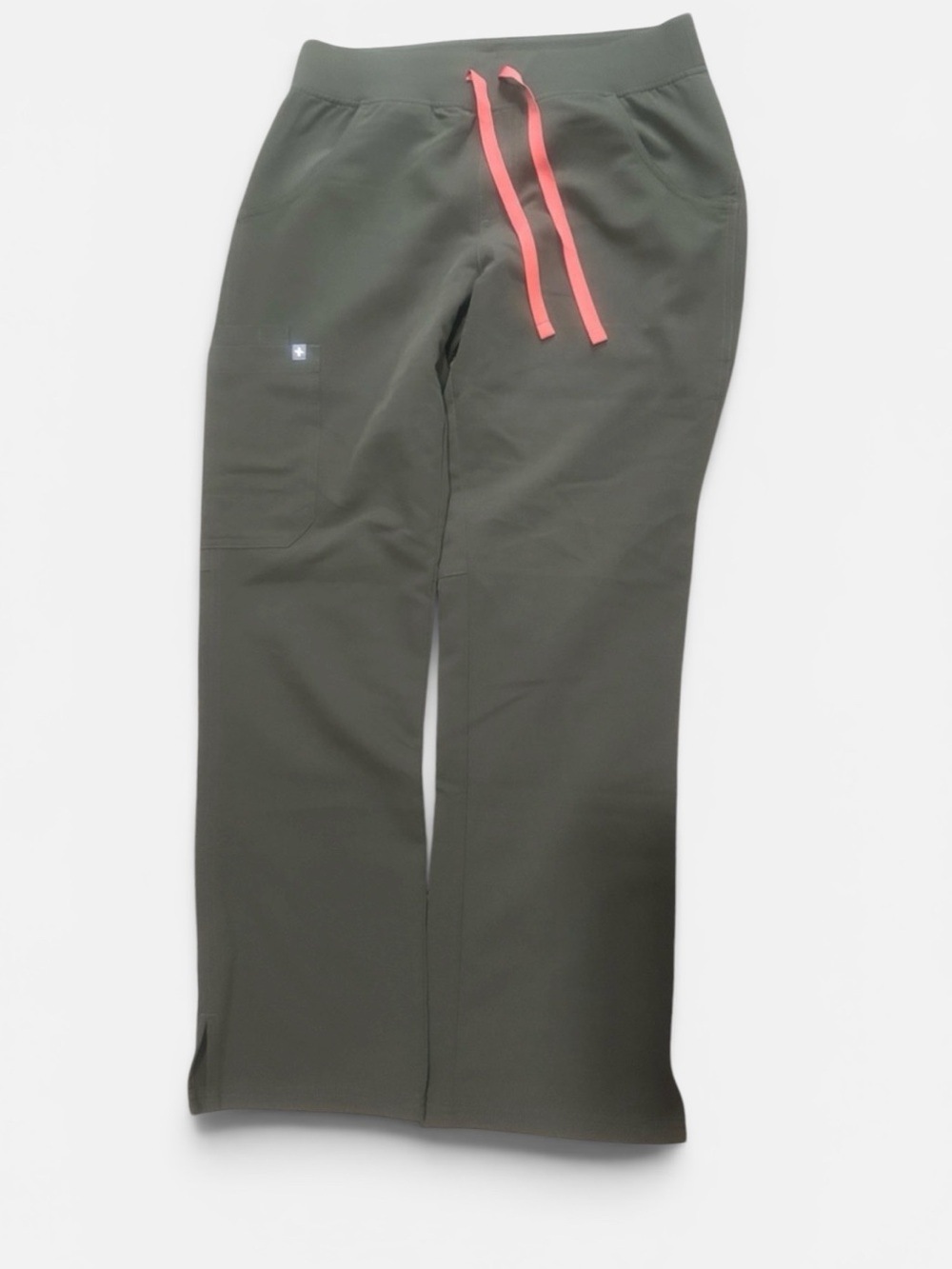 FIGS Kade Cargo Pants Scrubs Spruce Green Small Petite SP EUC